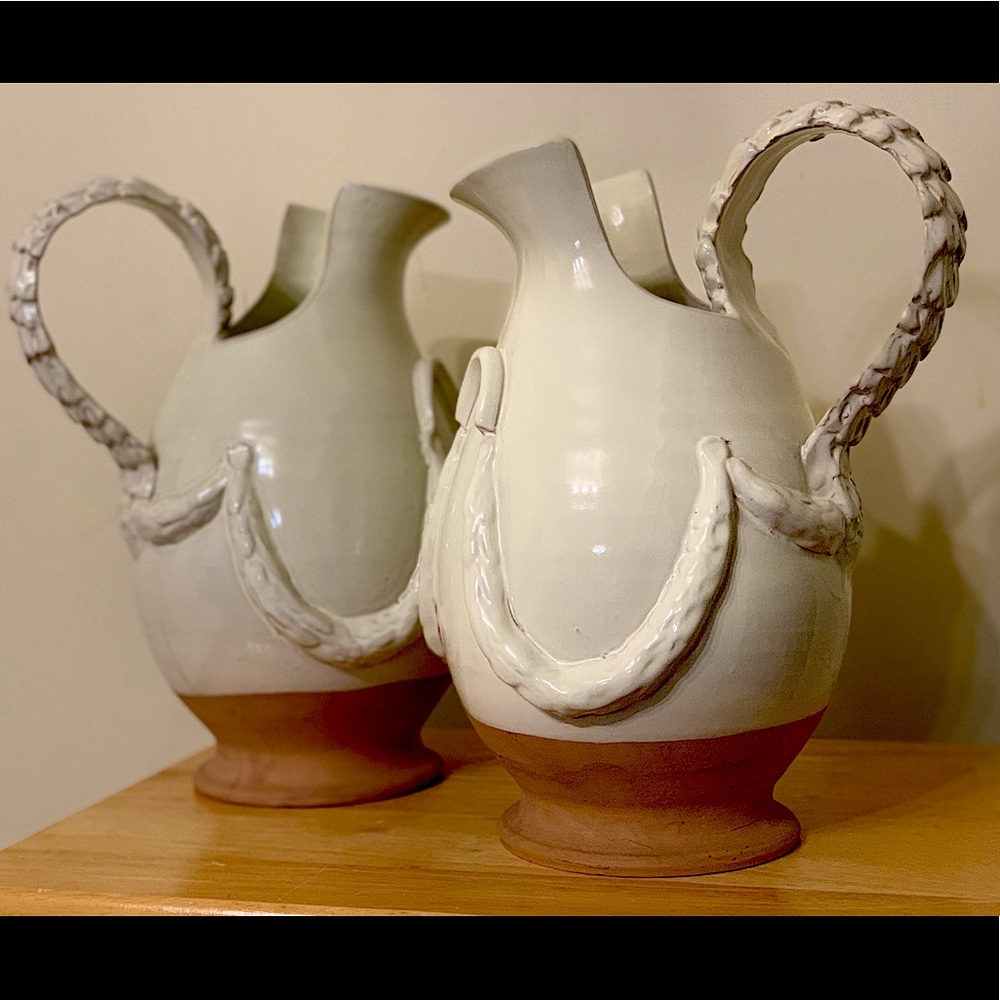 A pair of Global Views Pottery